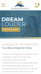 Mobile Screenshot of massageheightsfranchise.com